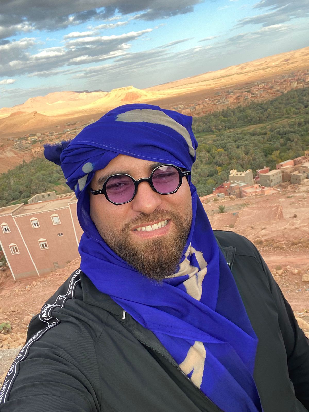 Younes exploring the Moroccan desert